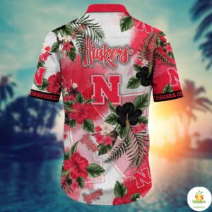 Nebraska Cornhuskers NCAA Hawaiian Shirt Hot Seasontime Aloha Shirt Trendy Aloha 3