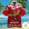Ohio State Buckeyes Baby Yoda Hawaiian Shirt for Fans