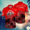 Ohio State Buckeyes Hawaiian Shirt NCAA Aloha Beach Casual Shirts