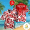 Ohio State Buckeyes Hawaiian Shirt Tropical Aloha Button Up VER02