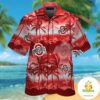 Ohio State Buckeyes Hawaiian Shirt Tropical Aloha Button Up VER08