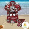 Oklahoma Sooners Hawaiian Shirt for Girls Aloha Button Up Shirts