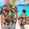 Oklahoma Sooners Hawaiian Shirt Personalized Floral Tropical Aloha