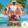 Oklahoma Sooners Snoopy Hawaiian Shirt Aloha Short Sleeve Button Up