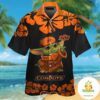 Oklahoma State Cowboys Baby Yoda Hawaiian Shirt