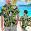 Personalized Michigan Wolverines Tropical Hawaiian Shirt