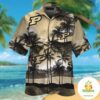 Purdue Boilermakers Hawaiian Shirt Tropical Aloha Button Up VER06