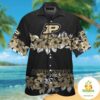 Purdue Boilermakers Hawaiian Shirt Tropical Short Sleeve Aloha