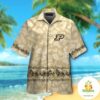 Purdue Boilermakers Short Sleeve Button Up Tropical Hawaiian Shirts