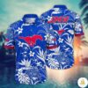 SMU Mustangs Hawaiian Shirt NCAA Aloha Shirt for Summer Camp