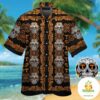 Tennessee Volunteers Hawaiian Shirt Skull Print Aloha Button Up