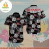 Iron Maiden Hawaiian Shirt Beach Short Monochrome Hibiscus Summer