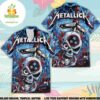 Metallica 2025 Tour Hawaiian Shirt Beach Shorts Nissan Stadium Nashville