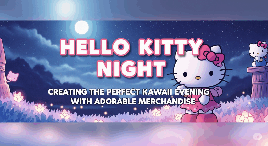 Hello Kitty Night Creating the Perfect Kawaii Evening with Adorable Merchandise