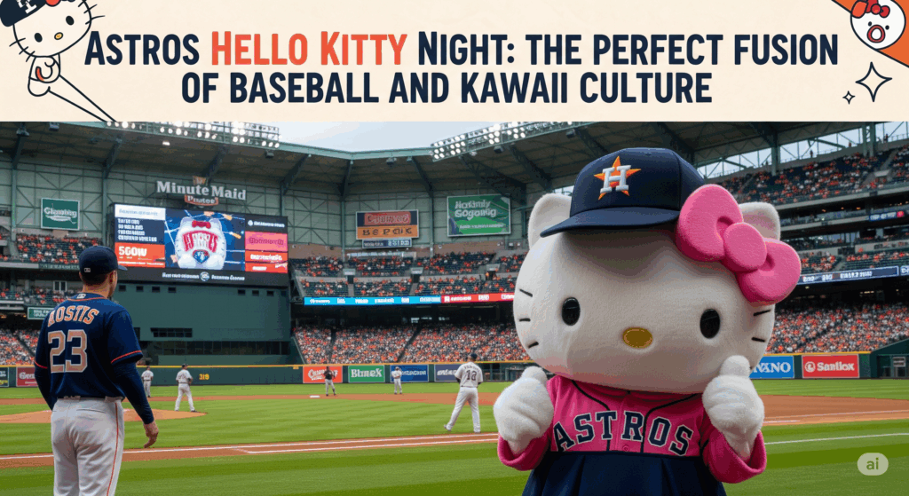 Astros Hello Kitty Night The Perfect Fusion of Baseball and Kawaii Culture