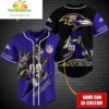 Baltimore Ravens Custom Baseball Jersey NFL Gift for Fans