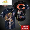 Chicago Bears Custom Baseball Jersey  NFL Gift for Fans