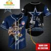 Custom Dallas Cowboys Baseball Jersey  NFL Gift for Fans