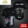 Custom New England Patriots Baseball Jersey NFL Gift for Fans