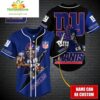 New York Giants NFL Custom Baseball Jersey Gift for Fans