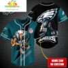 NFL Philadelphia Eagles Custom Baseball Jersey Gift for Fans