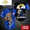 Los Angeles Rams Custom Baseball Jersey NFL Gift for Fans