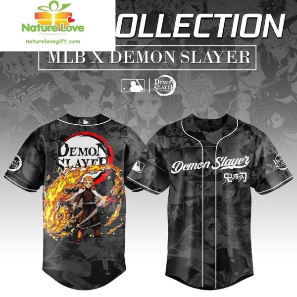 Demon Slayer Rengoku Kyojuro MLB Baseball Jersey MLB Gift for Fans