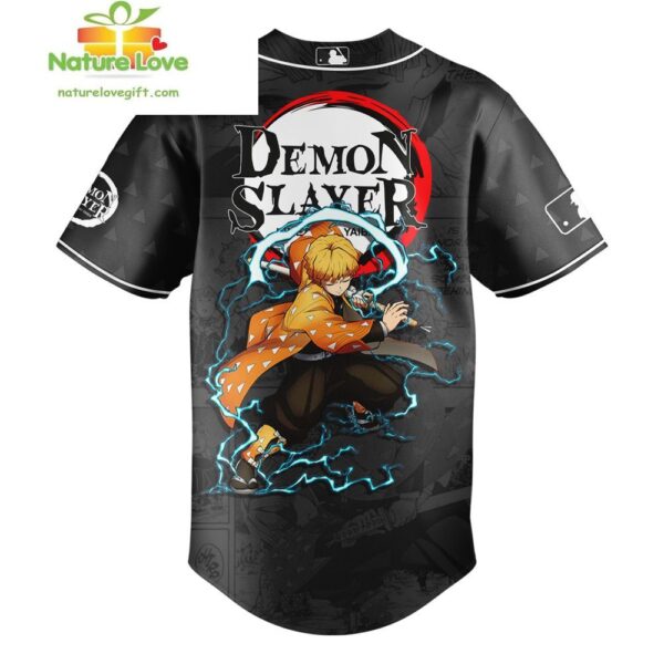 Demon Slayer Zenitsu Agatsuma MLB Baseball Jersey MLB Gift for Fans