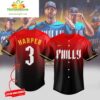 Philadelphia Phillies 2025 City Black Red Nike Baseball Jersey MLB Gift for Fans