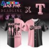 Texas Rangers MLB Blackpink Deadline World Tour Jersey 2025 Gift For Fans