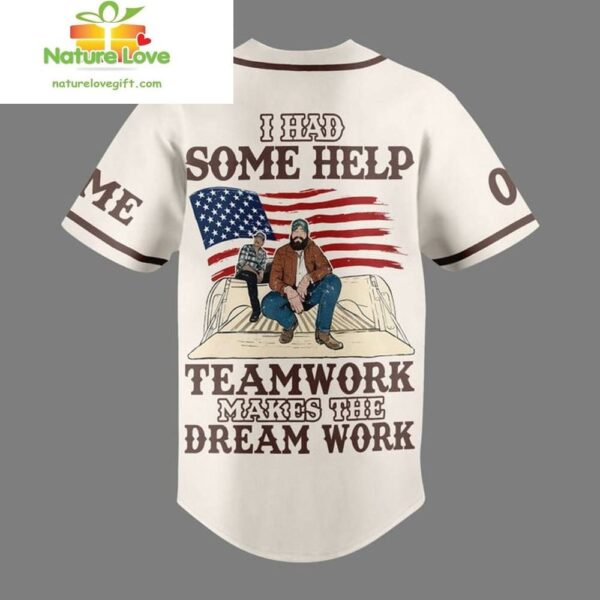 Custom Baseball Jersey Wallen Malone Teamwork Gift for Fans