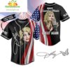 Custom Dolly Parton Independence Day Baseball Jersey Custom Gift for Fans