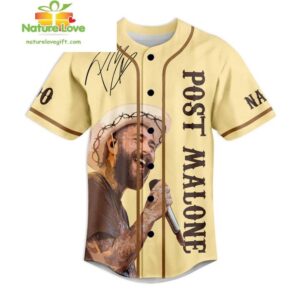 Post Malone I Had Some Help Customized Baseball Jersey