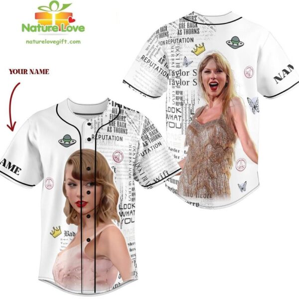 Taylor Swift Country Songs Baseball Jersey Custom Gift for Fans