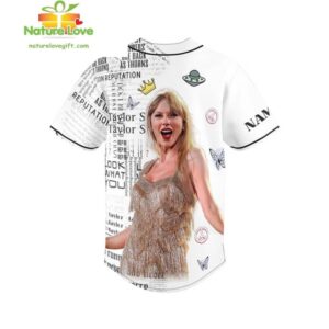 Taylor Swift Country Songs Customized Baseball Jersey