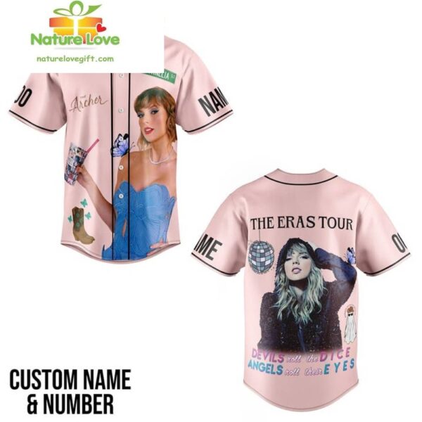 Taylor Swift Eras Tour Lover Baseball Jersey Custom Gift for Fans