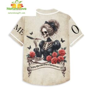 Taylor Swift The Tortured Poets Department Beige Baseball Jersey