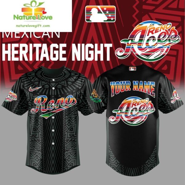 Mexican Heritage Night 2025 Reno Aces Baseball Jersey
