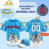 Bluey 2025 Harrisburg Senators Baseball Jersey Gift for Fans