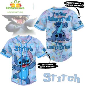 Custom Baseball Jersey Stitch New 2025 I’m Not Weird Gift for Fans