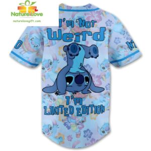 Stitch New 2025 Im Not Weird Customized Baseball Jersey