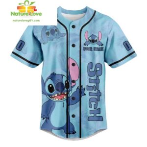 Stitch Is My Spirit Animal Customized Baseball Jersey