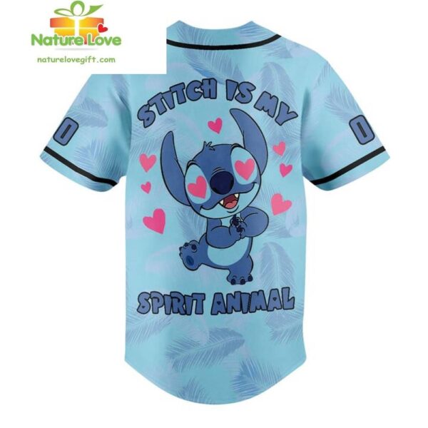 Custom Stitch Spirit Animal Baseball Jersey Gift for Fans