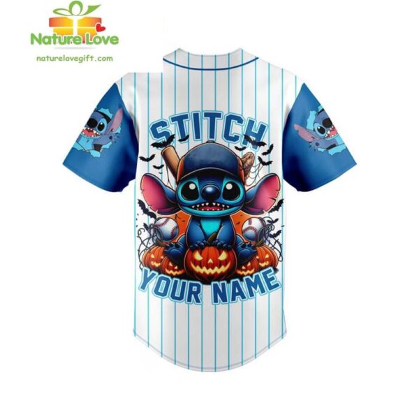 Disney Stitch Halloween 2025 Baseball Jersey Custom Gift for Fans