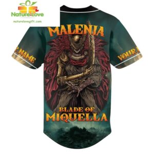Elden Ring Malenia Blade Of Miquella Customized Baseball Jersey