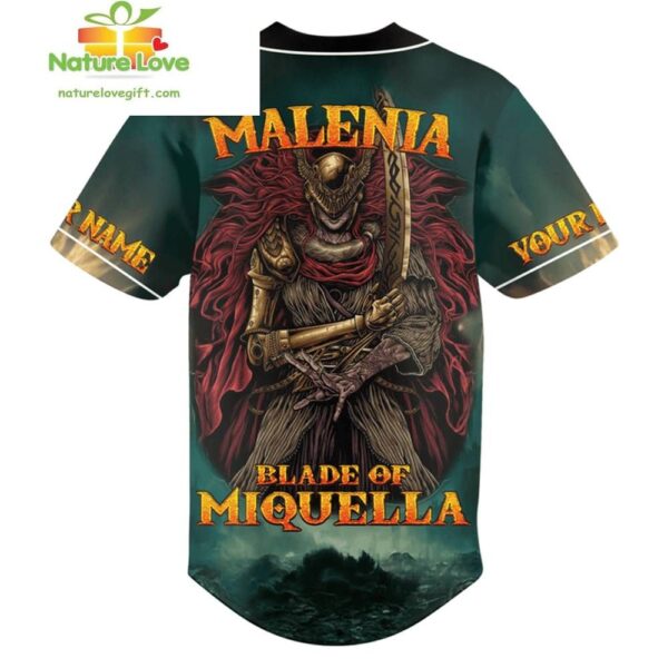 Elden Ring Malenia Blade Of Miquella Baseball Jersey Custom Design