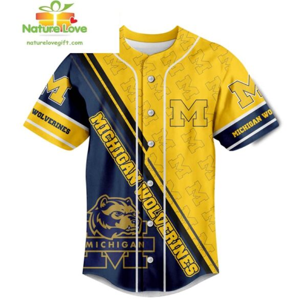 Michigan Wolverines Baseball Jersey NCAA Hail To The Victors Gift for Fans