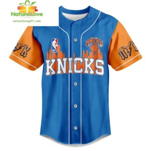 New York Knicks Nation Bing Bong Baseball Jersey
