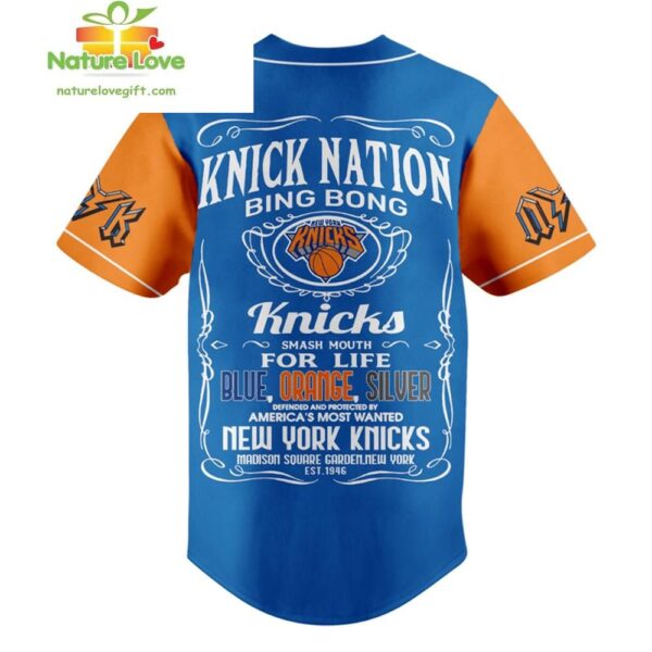 New York Knicks Bing Bong Baseball Jersey Gift for Fans