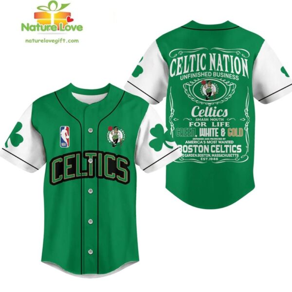 Boston Celtics NBA Green Jersey Gift for Fans